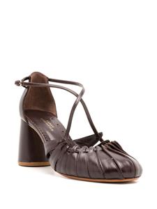 Sarah Chofakian Duke Lee leren pumps - Bruin