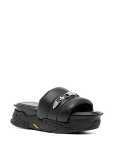 Toga Virilis Sandalen met studs - Zwart