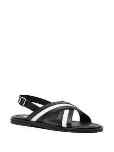 Bally Leren sandalen - Zwart