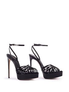 Le Silla Embrace sandalen met plateauzool - Zwart