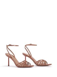 Le Silla Bella 80mm lakleren sandalen - Beige