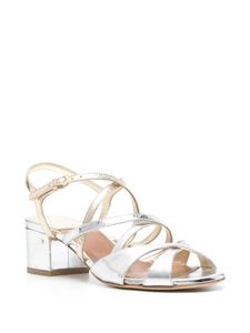 Laurence Dacade Janet 55 mm leren sandalen - Zilver