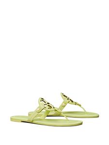 Tory Burch Miller teenslippers met logopatroon - Groen
