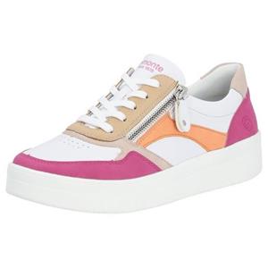 Remonte Plateausneakers met zijrits, vrijetijdsschoen, halve schoen, veterschoen