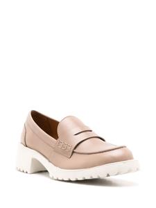 Sarah Chofakian Ully leren loafers - Beige