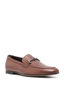 Tod's T Ring leren loafers - Bruin