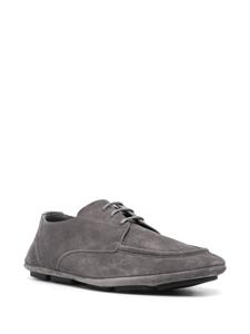 Dolce & Gabbana Suède derby schoenen met logoplakkaat - Grijs