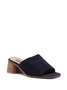 Carel Paris 60mm suède muiltjes - Blauw