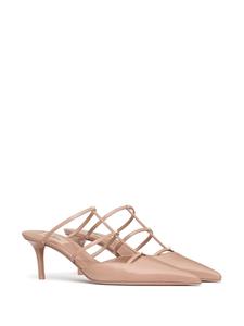 Valentino Garavani Rockstud Wispy leren slippers - Roze