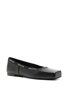 Alexander Wang Leren ballerina's - Zwart