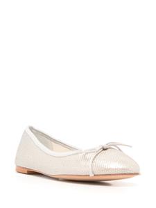 Sarah Chofakian Sarita ballerina's met mesh - Beige