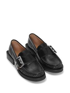 GANNI Loafers met gespsluiting - Zwart