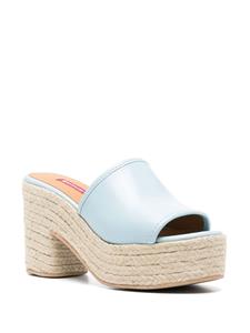 MOSCHINO JEANS Muiltjes met plateauzool - Blauw