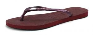 Stoute-schoenen.nl Havaianas Slim Logo Metalic Rood HAV04