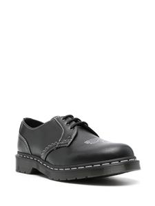 Dr. Martens Leren derby schoenen met contrasterend stiksel - Zwart