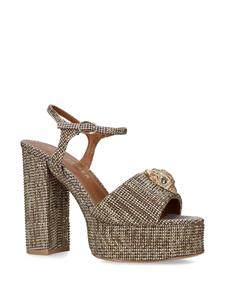 Kurt Geiger London Kensington sandalen met plateauzool - BEIGE