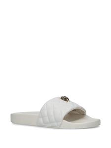 Kurt Geiger London Meena Eagle slippers met open neus - Wit