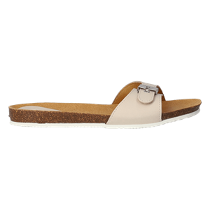 Scholl Slippers Dames Bahama Wit Leer