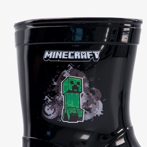 Minecraft kinder regenlaarzen zwart