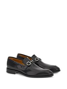 Ferragamo Gancini leren loafers - Zwart
