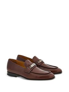 Ferragamo Leren loaders - Bruin