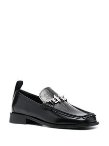 Karl Lagerfeld Loafers met monogramplakkaat - Zwart