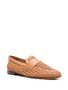 Doucal's Geweven leren loafers - Bruin