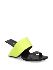 United Nude Loop 80 tweekleurige muiltjes - Zwart