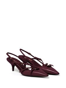 Miu Miu Pumps verfraaid met gesp - Rood