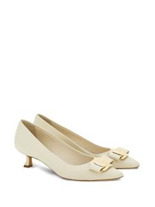 Ferragamo New Vara leren pumps - Wit