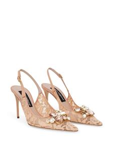 Dolce & Gabbana Rainbow Lace pumps - Beige