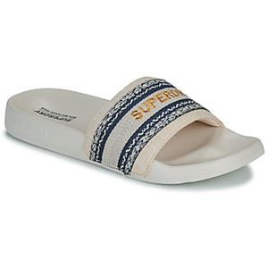 Vegan canvas zwembad slippers voor meisjes Superdry