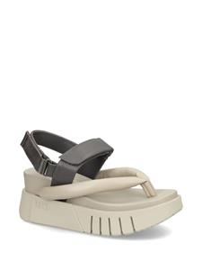 United Nude Delta Thong sandalen met plateauzool - Beige