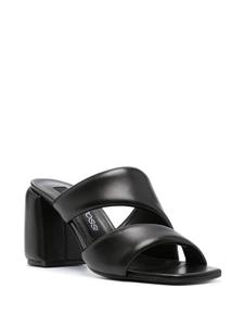 Sergio Rossi SR Songy leren sandalen - Zwart