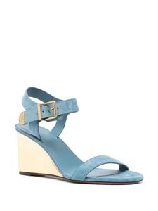 Chloé Rebecca 70mm sandalen met sleehak - Blauw