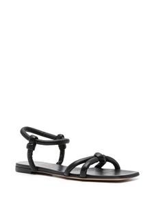 Gianvito Rossi Juno leren sandalen - Zwart