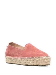 Manebi Hamptons suède espadrilles - Roze