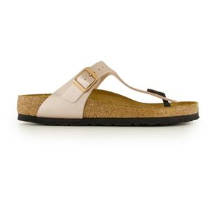 Birkenstock  Women's Gizeh BF Metallic - Sandalen, beige