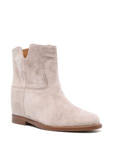 Via Roma 15 suede ankle boots - Beige