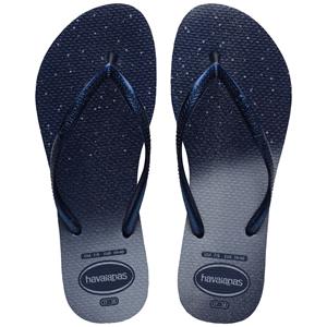 Havaianas Slim gloss navy blue Blauw 