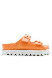 Thies 1856 Damen vegan Plateau Sandale Ecofoam Orange Juice