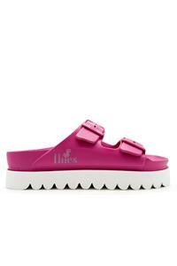 Thies 1856 Damen vegan Plateau Sandale Ecofoam Orchid Pink