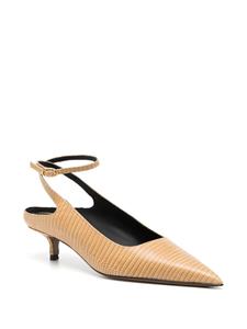 NEOUS Fornax crocodile-effect pumps - Beige