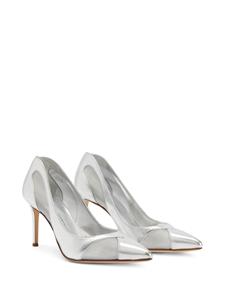 Giuseppe Zanotti Pumps met puntige neus - Zilver