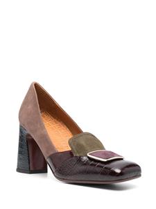 Chie Mihara Ohico 90mm printed-buckle pumps - Bruin