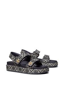 Tory Burch Kira Sport sandalen met monogram - Blauw