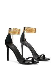 giuseppezanotti Giuseppe Zanotti Kay leren sandalen - Zwart