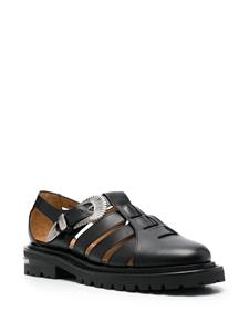 Toga Virilis Sandalen met gesp - Zwart