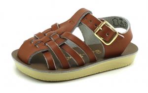 Stoute-schoenen.nl Salt Water Sandals Sailor Bruin SAL22