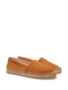 Bally logo-plaque suede espadrilles - Bruin